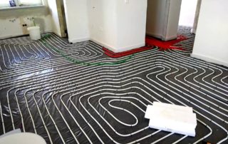 Teplovodné podlahové kúrenie – montáž
